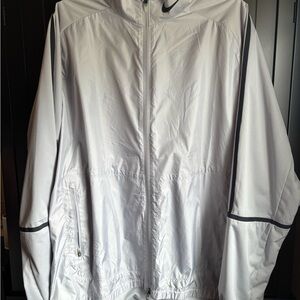 Nike Men’s Golf Silver Windbreaker Jacket Size XL
